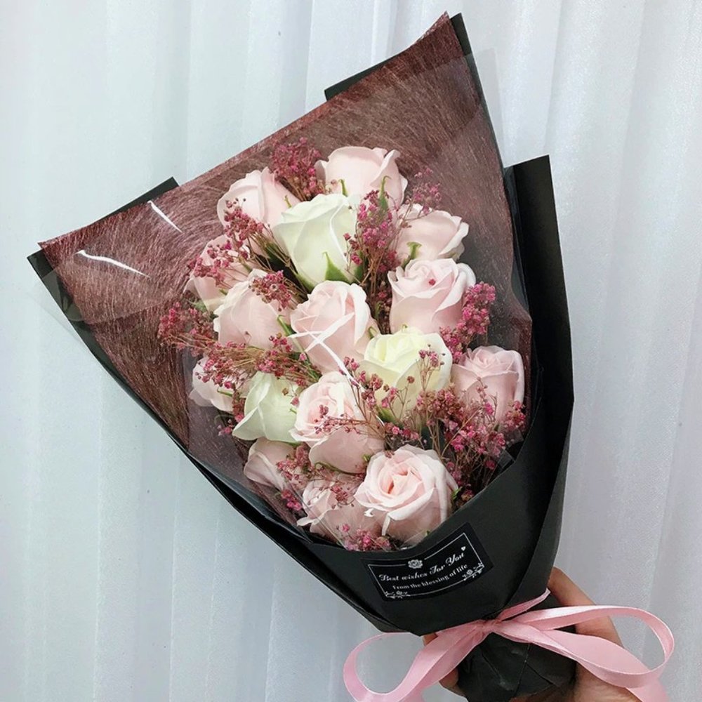 Valentine's Day Luxury Handmade Soap Bouquet Flowers